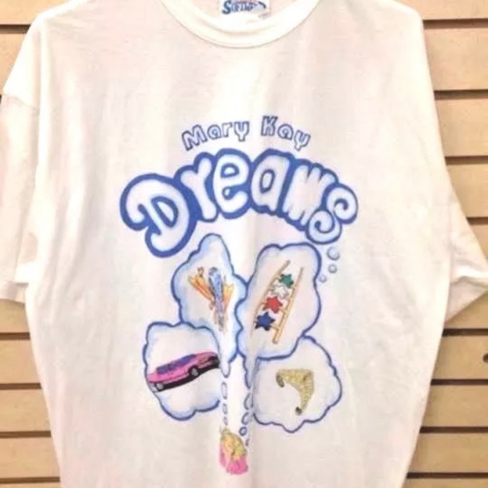 Vintage Mary Kay oversized shirt moo moo osfm